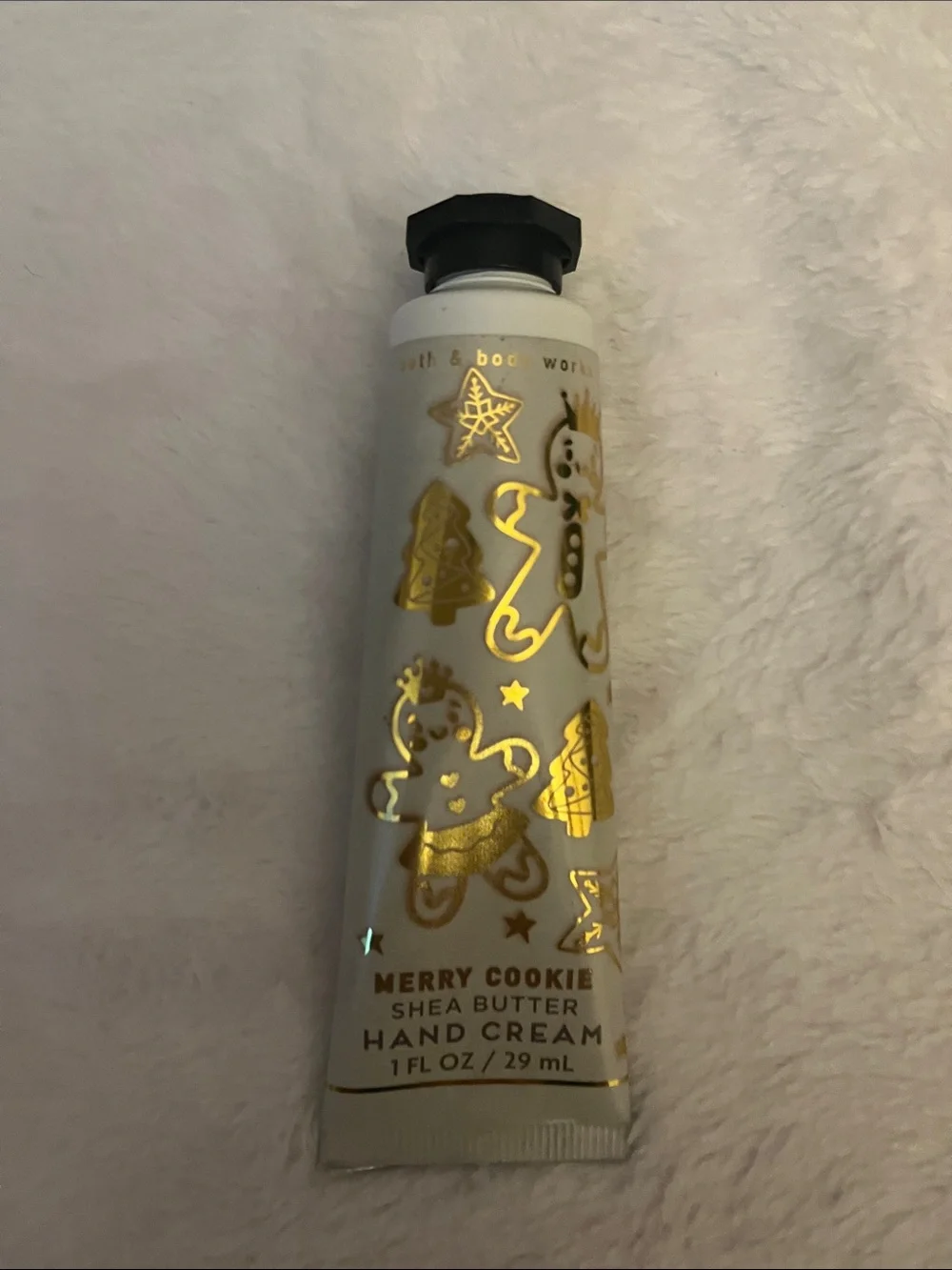 Bath & Body Works Merry Cookie Hand Cream - White & Gold